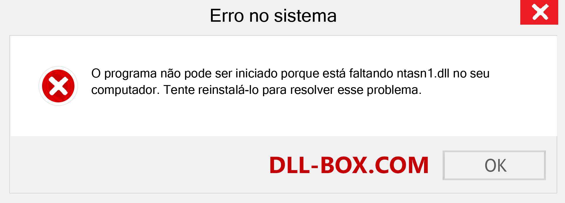 Arquivo ntasn1.dll ausente ?. Download para Windows 7, 8, 10 - Correção de erro ausente ntasn1 dll no Windows, fotos, imagens